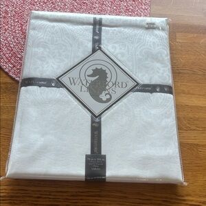 Waterford Linens Elegant Cream Tablecloth